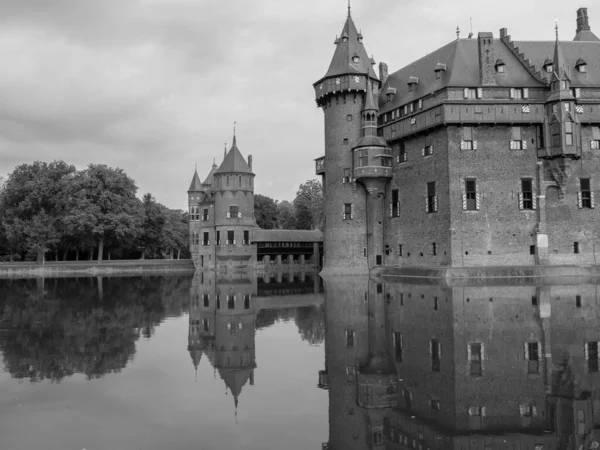 Castillo Haar Cerca Utrecht Los Países Bajos — Foto de Stock