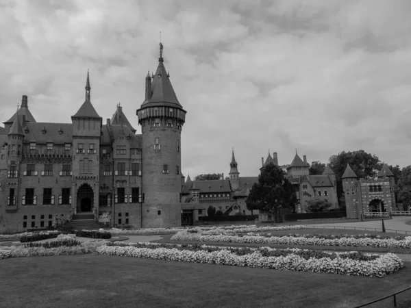 Castillo Haar Cerca Utrecht Los Países Bajos — Foto de Stock