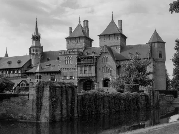 Castillo Haar Cerca Utrecht Los Países Bajos — Foto de Stock