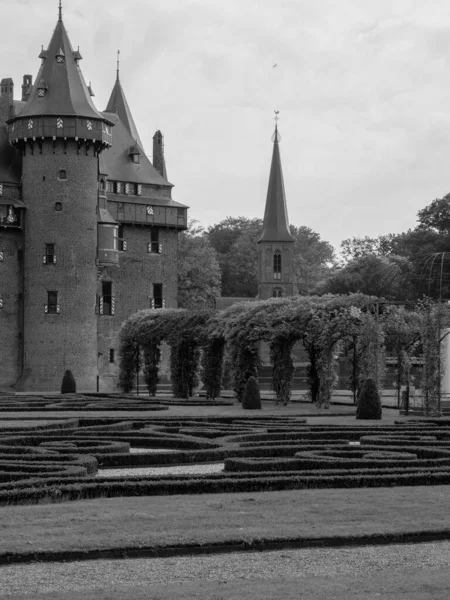 Zamek Haar Koło Utrechtu Holandii — Zdjęcie stockowe