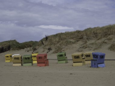 Alman kuzey denizinde küçük bir ada