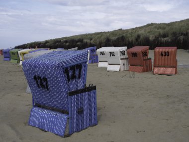 Alman kuzey denizinde küçük bir ada