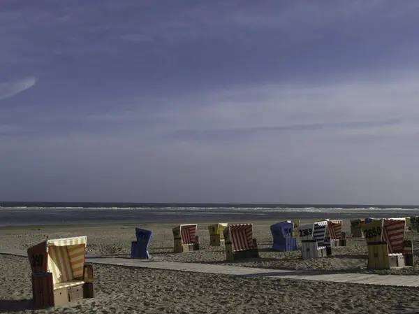 Klein eiland in de Duitse Noordzee — Stockfoto