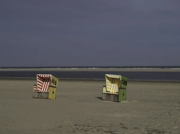 Klein eiland in de Duitse Noordzee — Stockfoto