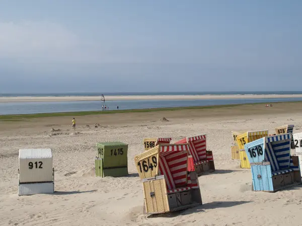 Klein eiland in de Duitse Noordzee — Stockfoto