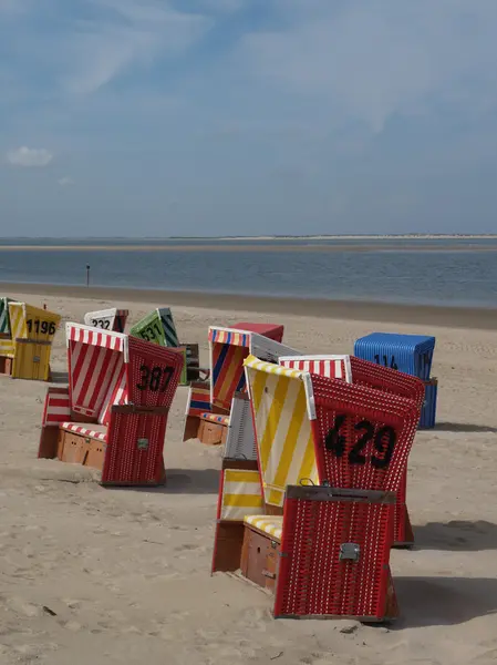 Klein eiland in de Duitse Noordzee — Stockfoto