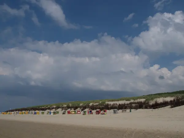 Klein eiland in de Duitse Noordzee — Stockfoto