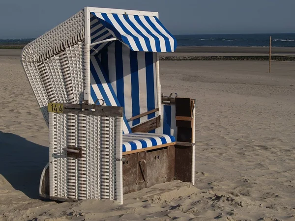 Piccola isola nel mare del nord tedesco — Foto Stock