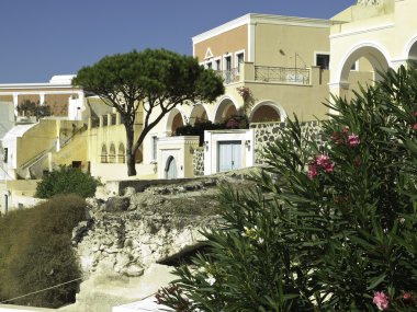 Santorini Adası.