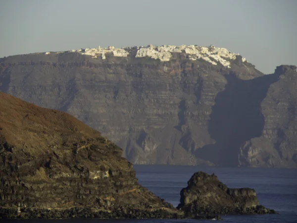 Santorini Adası. — Stok fotoğraf