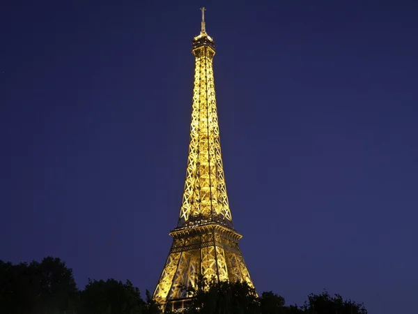 Párizs Franciaországban éjjel. — Stock Fotó