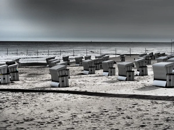 Stranden i wangerooge — Stockfoto