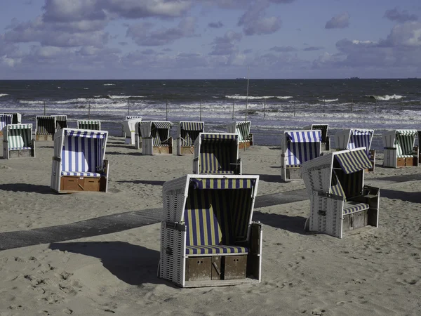 Praia de Wangerooge — Fotografia de Stock