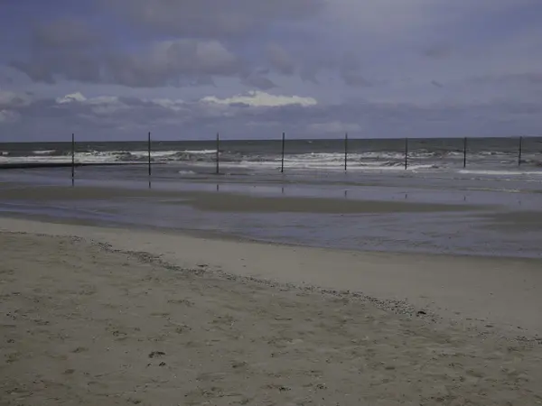 Praia de Wangerooge — Fotografia de Stock