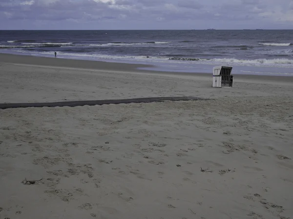Plaży wangerooge — Zdjęcie stockowe