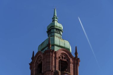 Almanya 'nın Wiesbaden şehrinde sonbahar mevsimi