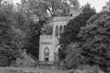 Almanya 'nın Wiesbaden şehrinde sonbahar mevsimi