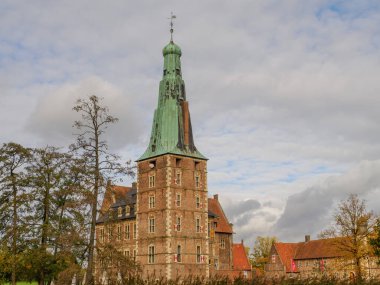 Alman Westphalia 'sında, Raesfeld' de sonbahar zamanı