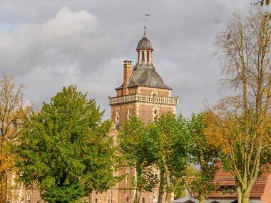 Alman Westphalia 'sında, Raesfeld' de sonbahar zamanı