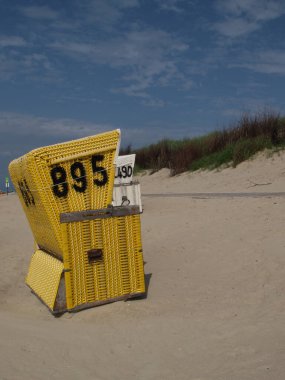 Kuzey denizindeki langeoog adası.