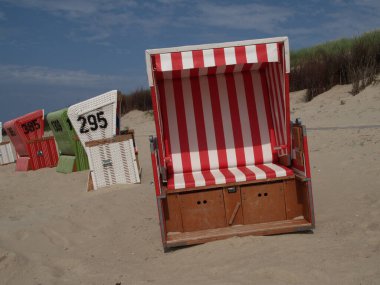 Kuzey denizindeki langeoog adası.