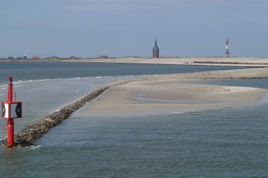 Kuzey Denizi 'ndeki Wangerooge Adası