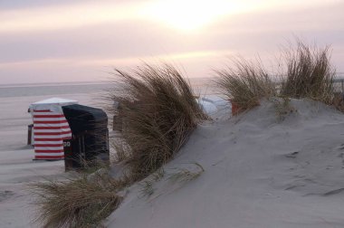 Juist ve Borkum Alman kuzey denizinde