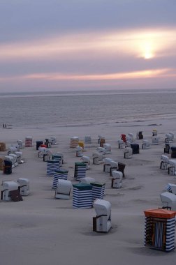 Juist ve Borkum Alman kuzey denizinde