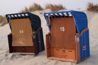 Juist ve Borkum Alman kuzey denizinde