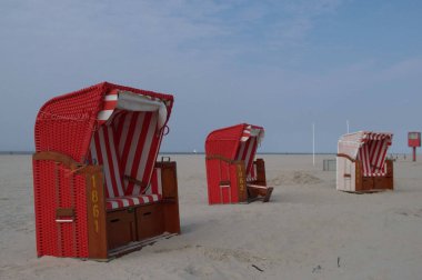 Juist ve Borkum Alman kuzey denizinde