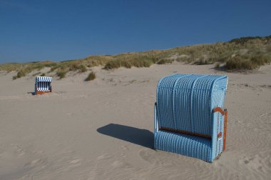 Juist ve Borkum Alman kuzey denizinde