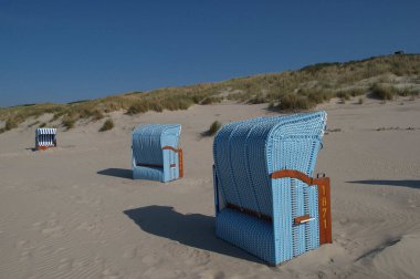 Juist ve Borkum Alman kuzey denizinde