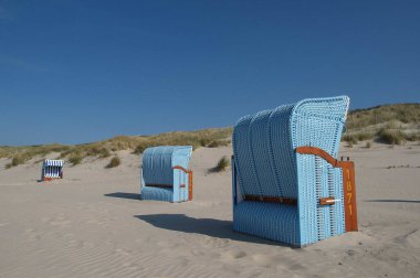 Juist ve Borkum Alman kuzey denizinde