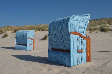 Juist ve Borkum Alman kuzey denizinde