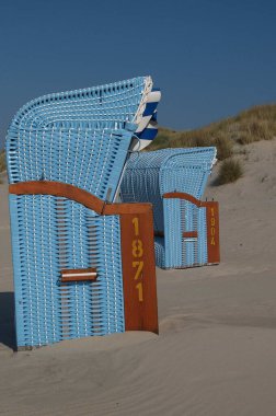 Juist ve Borkum Alman kuzey denizinde