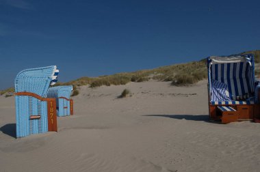 Juist ve Borkum Alman kuzey denizinde