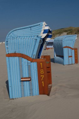 Juist ve Borkum Alman kuzey denizinde