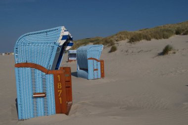 Juist ve Borkum Alman kuzey denizinde