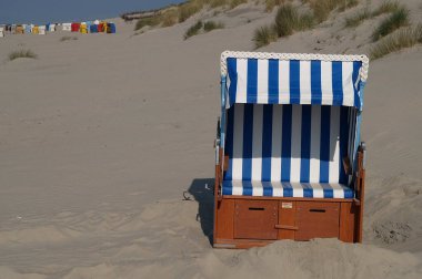 Juist ve Borkum Alman kuzey denizinde