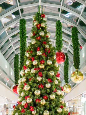 Borken şehri, Westphalia 'da Noel zamanı