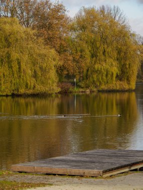 Vreden şehrinde sonbahar zamanı