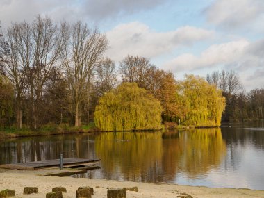 Vreden şehrinde sonbahar zamanı