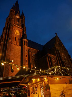 Alman muensterland 'inde Noel zamanı