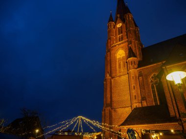 Alman muensterland 'inde Noel zamanı