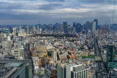 Tokyo şehrinde sonbahar zamanı