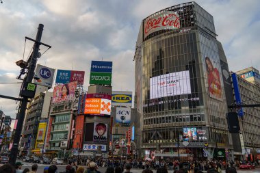 Tokyo şehrinde sonbahar zamanı