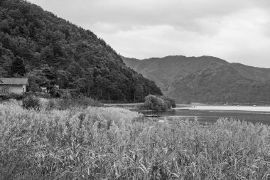 Tokyo şehri ve Japonya 'daki Fuji Dağı.