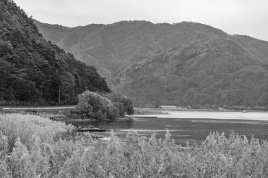 Tokyo şehri ve Japonya 'daki Fuji Dağı.