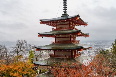 Tokyo ve Fuji Dağı Japonya 'da