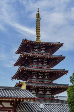 Japonya 'daki Osaka şehri.